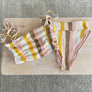 Aerie Sherbet Stripped Bikini